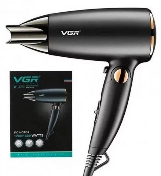 Фен VGR V-439 1600 Вт черный Киев - изображение 2