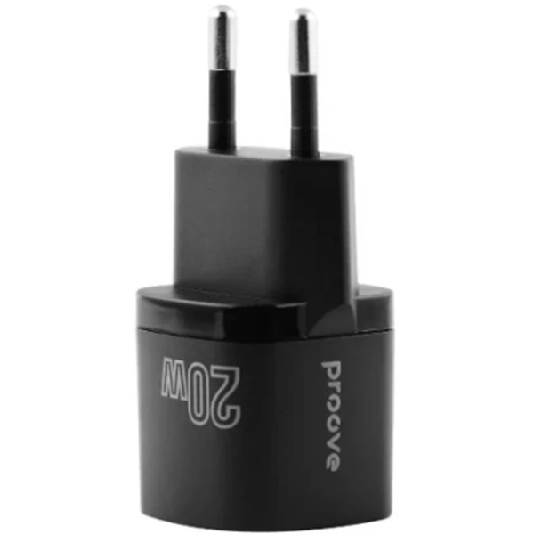 Мережевий зарядний пристрій Proove Silicone Power 20W Type-C Black (WCSP20010001) (Код товару:37766) Харьков - изображение 3