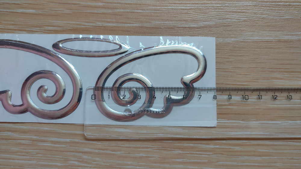 Наклейка на авто или мото Ангельские крылья Серебро Борисполь - изображение 5