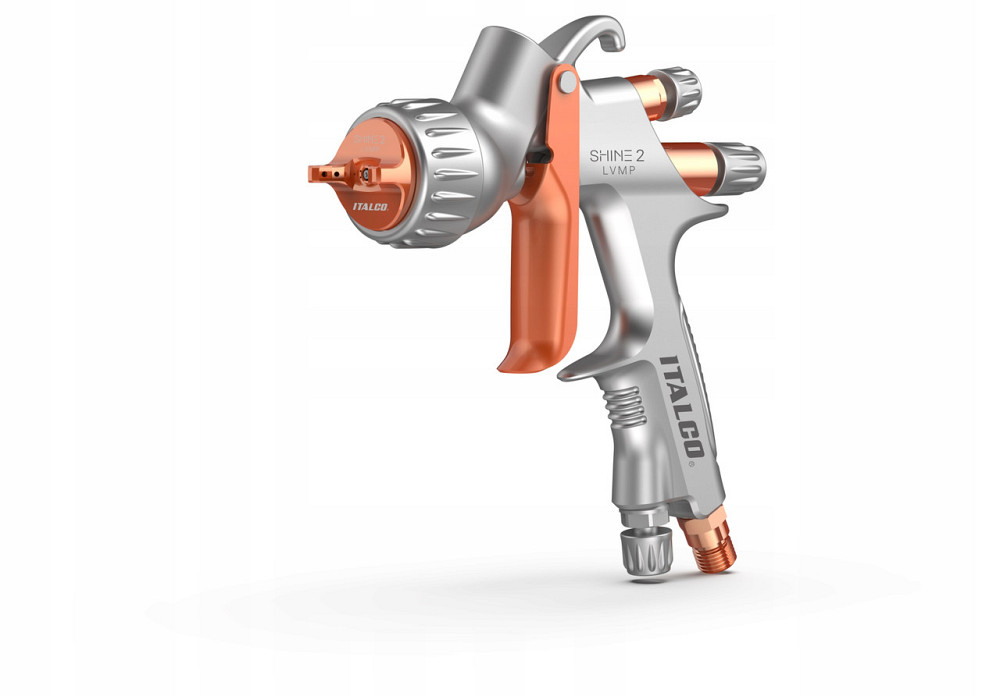 Пистолет окрасочный пневматический LVMP верх.пласт.бачок 600мл, форсунка-1,3мм ITALCO SHINE-2-1.3LM Харьков - изображение 5