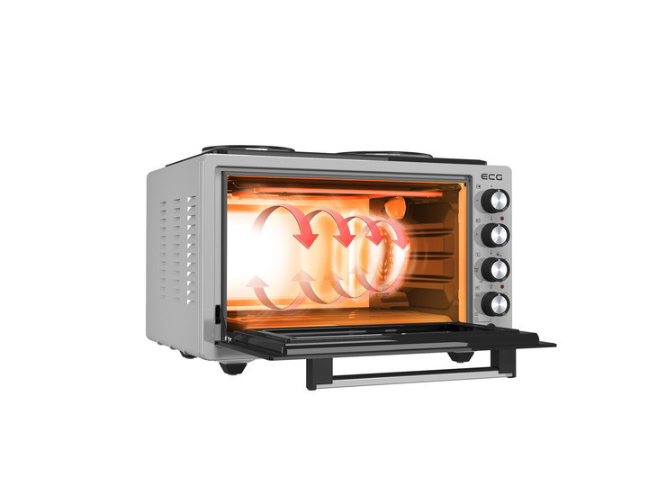 Печь электрическая EСG ETH-3701G 37 л серая Київ - зображення 4