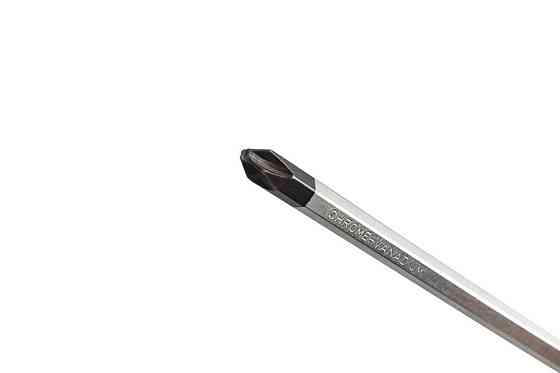 Отвёртка ударная крестовая магнитная MASTERTOOL EXTERNAL HEX PH3х150 мм ручка с TPR покрытием 49-631 Харків