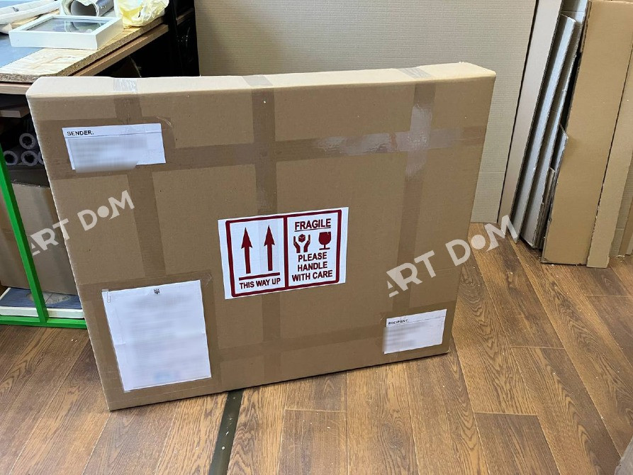 Коробка для отправки картин за границу, перевозки, отправки почтой Київ - зображення 4
