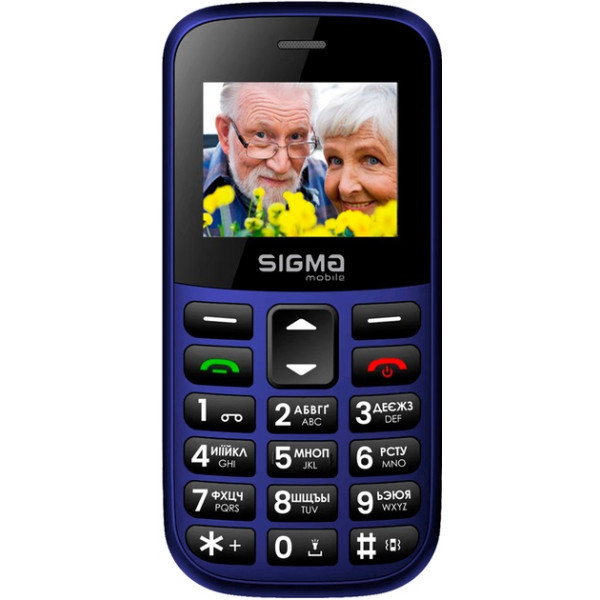 Телефон Sigma Mobile Comfort 50 Easy Blue (Код товару:40069) Харків - зображення 1