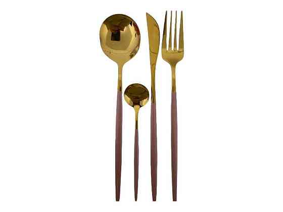 Набор столовых приборов розовый на 4 персоны (код 00216) Киев