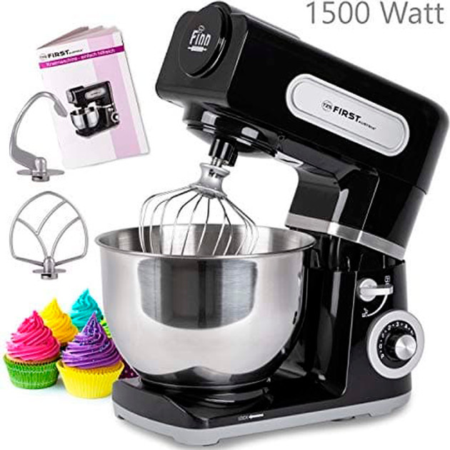 Миксер планетарный FIRST FA-5259-5 1500 Вт черный Киев - изображение 3