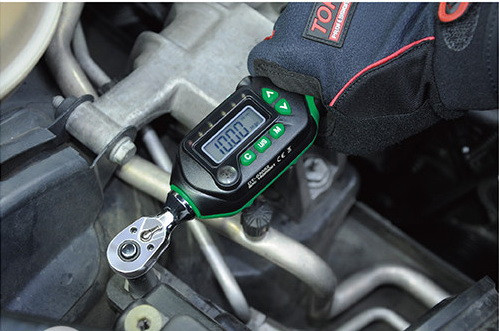 Моментный цифровой ключ TOPTUL 1.5-30Нм (двустороннего действия) 1/4" укороченный DT-030S2 Харків - зображення 2