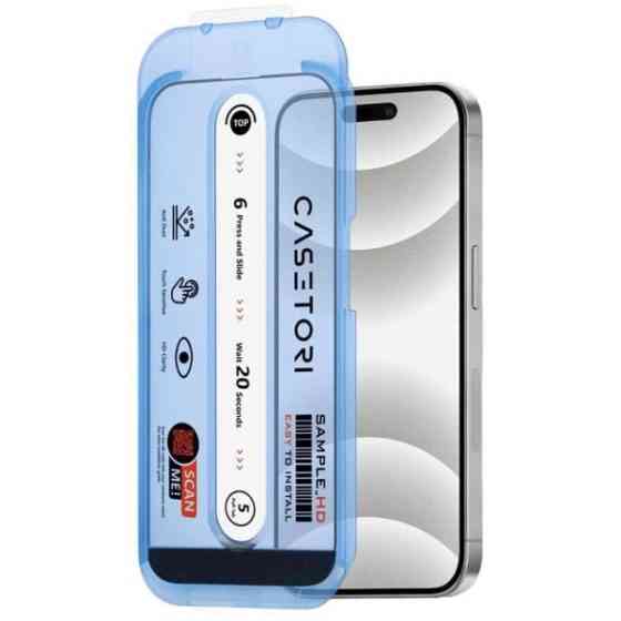 DM Захисне скло Casetori Clear Protection для iPhone 16 Pro Max/17 Pro Max Black Харків
