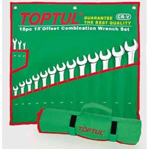 Набор ключей дюймовых комбинированных TOPTUL 16 шт. (1/4"-1-1/4") GBAA1604 Харків