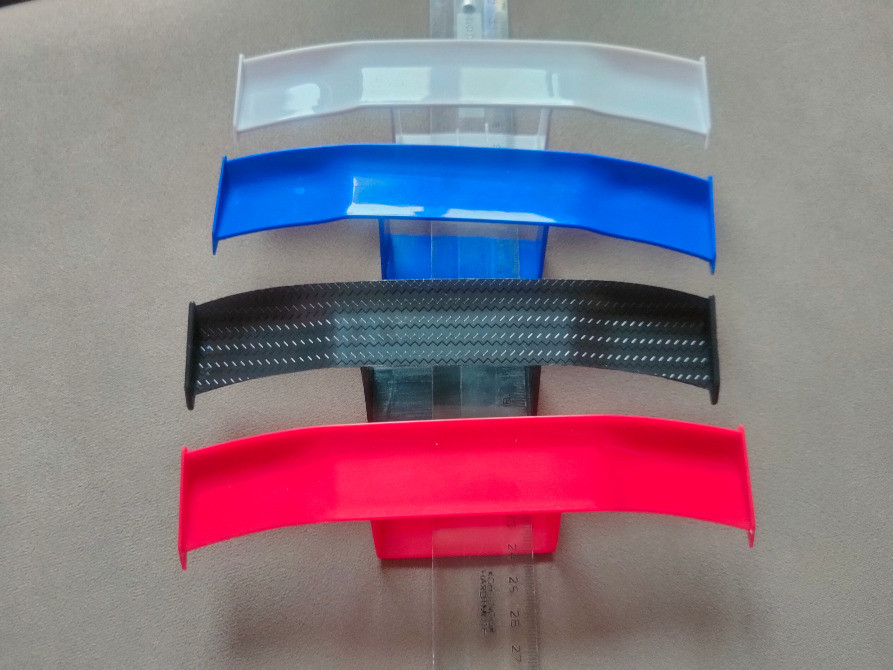 Мини Спойлер Красный на авто усиленный скотч Київ - зображення 7