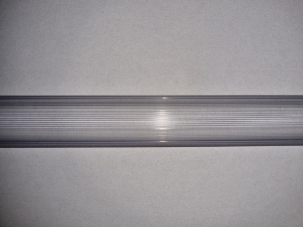 ПВХ линза для LED-профиля Z200 прозрачная, ребристая, 2 м Київ - зображення 4