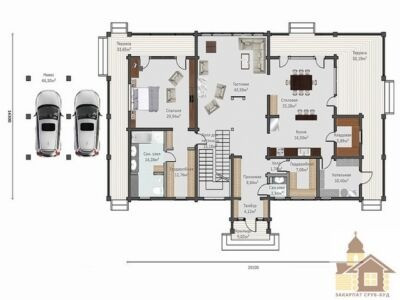 Купити зруб дерев’яного готелю від Закарпат Зруб-Буд Одесса - изображение 6