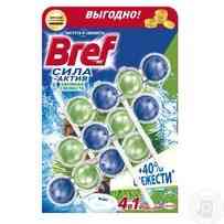 Средство для унитаза Bref Сила-Актив Хвойная свежесть 4*3шт 150г Київ