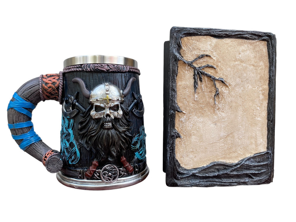 Подарочный набор Кухоль 3 Скандинавский Воина и Блокнот 3 «Тень Ворона» Київ - зображення 4