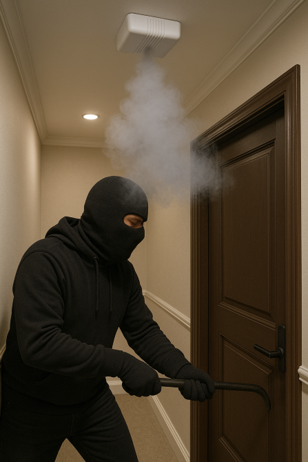 Охоронний прилад Gasgard сльзогінної дії. Відлякувач крадіїв.Газгард. Отпугиватель воров. Антивор Суми - зображення 1