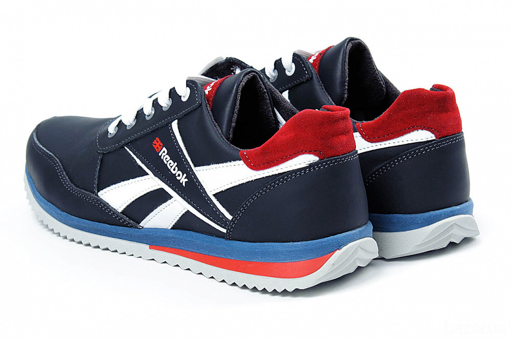 Мужские кожаные кроссовки Anser Reebok NS blue Киев - изображение 5