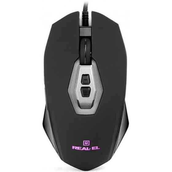Мишка REAL-EL RM-525 USB Black (EL123200029) (Код товару:31222) Харків