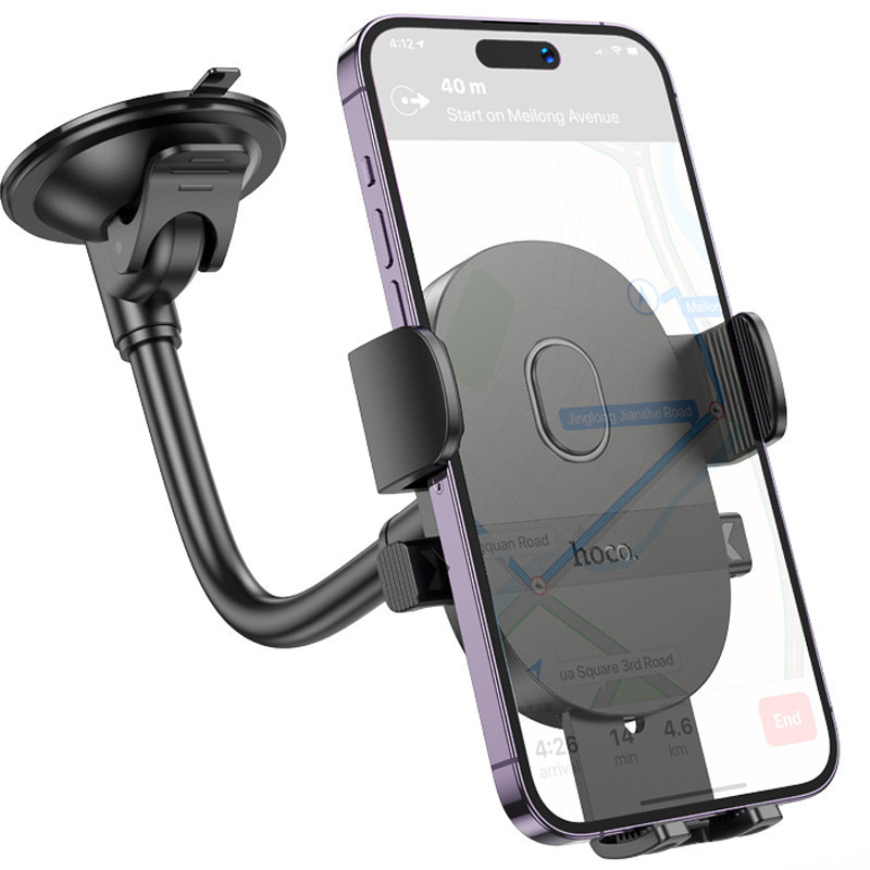 Автодержатель Hoco H20 Mighty one-button (windshield) Херсон - изображение 2