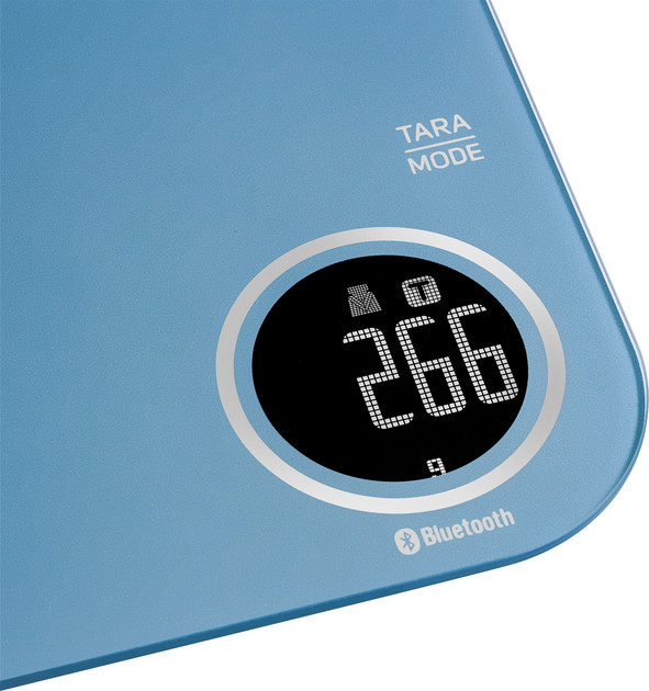 Весы кухонные Sencor SKS7072BL 5 кг голубые Київ - зображення 5