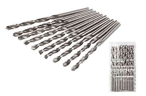 Сверло для металла MASTERTOOL HSS 4.0х75 мм WHITE 10-1040 Харьков