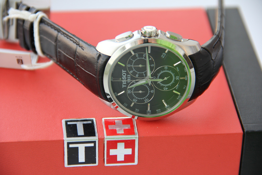 Мужские часы TISSOT T035.617a механизм ETA G10 (Ремешок, Браслет) Киев - изображение 7