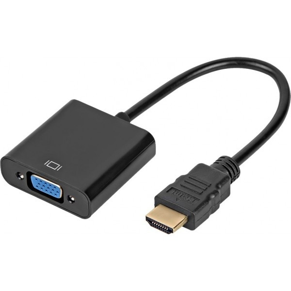Адаптер Atcom HDMI to VGA (M/F) 0.1 м Black (9220) Харьков - изображение 3