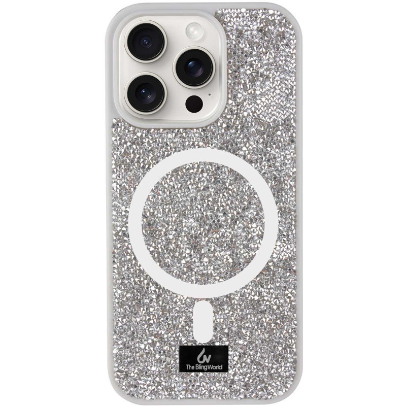 TPU чехол Bling World Rock Diamond with MagSafe для Apple iPhone 14 Pro Max (6.7") Херсон - изображение 1