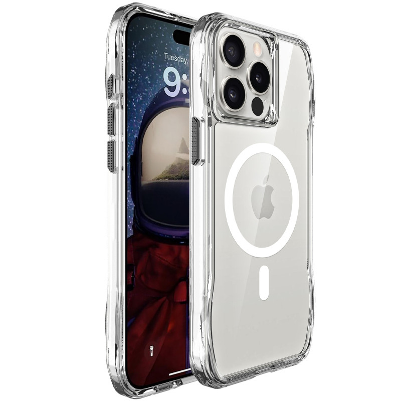 Чехол TPU Space Octagon with MagSafe для Apple iPhone 15 Pro Max (6.7") Херсон - зображення 1