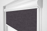 Рулонна штора Rolets Меланж джинс 2-738-1300 130x170 см закритого типу Сіро-чорна Киев