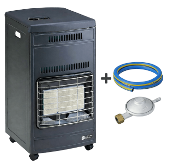 Обогреватель газовый инфракрасный, mod. Euro 90, 4,2 кВт, до 80 м2, пьезоподжиг, 3 режима, датчик CO Київ - зображення 1