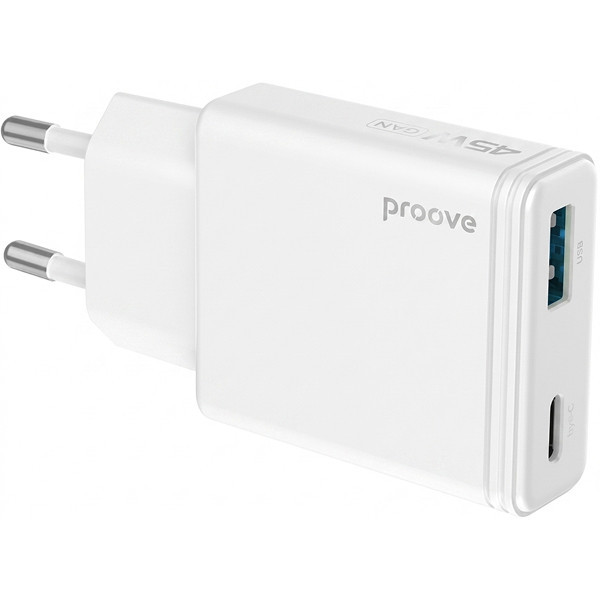 МЗП Proove Slender 45W (Type-C + USB) White (WCSL45110002) Харків - зображення 4