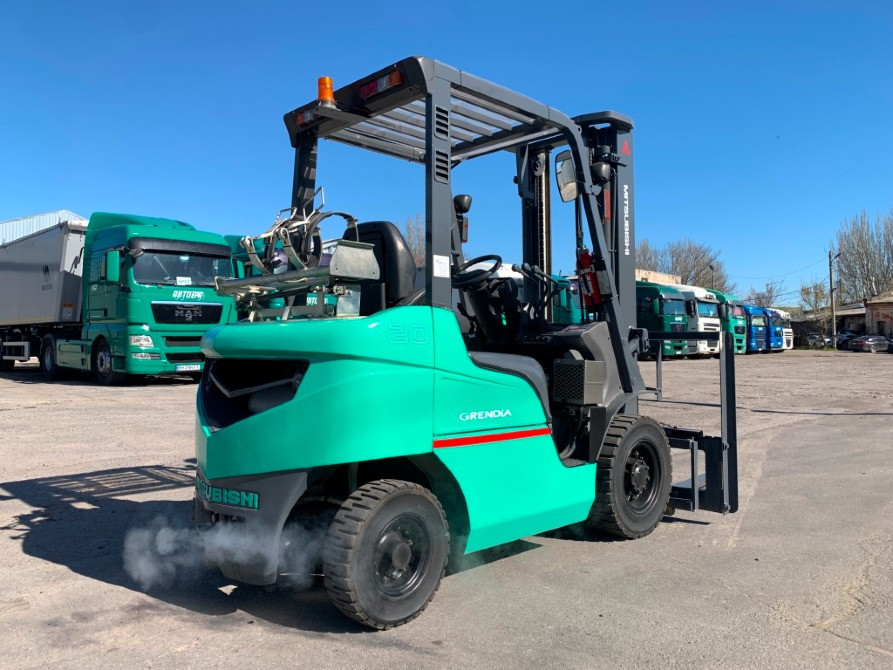 Вилочный автопогрузчик Mitsubishi, с печкой и боковым смещением. Модель: FGE20T. Полтава - изображение 3