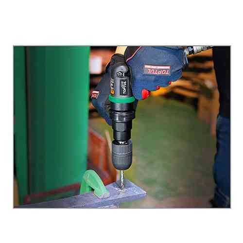 Дрель пневматическая реверсивная 1/2" (500об/мин; самозажимной патрон) TOPTUL KAQA1650 Харків