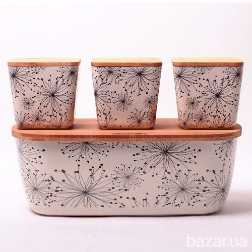 Хлебница Kamille с 3 дополнительными ёмкостями (KM 1131) Одесса - изображение 2