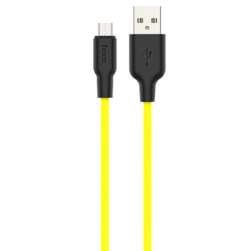 Дата кабель Hoco X21 Plus Silicone MicroUSB Cable (1m) Херсон - зображення 1