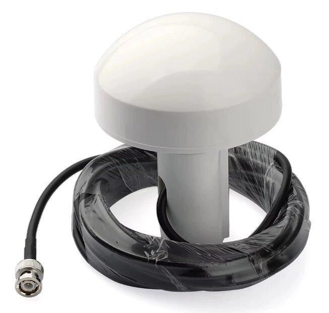 GPS антенна 1575.42MHz, RHCP, LNA усиление 35dB, Superbat Marine, кабель 5 м BNC, 3-5V (10819) Днепр - изображение 1