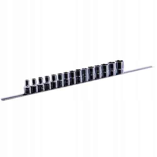 Набор 12-гранных головок на планке TOPTUL 12-гр. 1/2" 15ед. 8-24мм GAAQ1602U-12 Харків