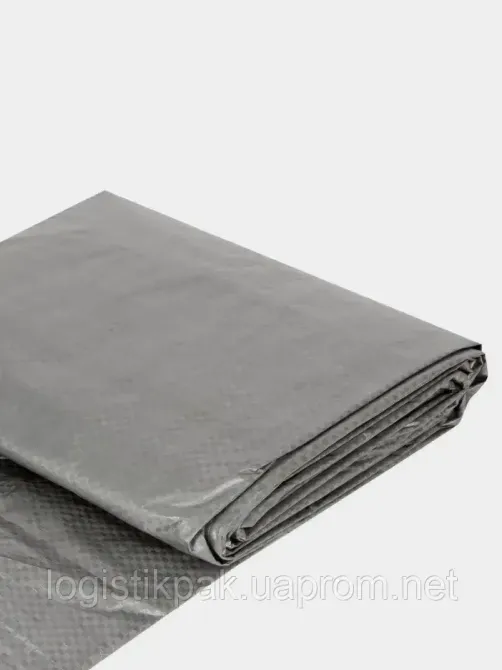 Тент 100г/м2  "Grey"  4*5 м тарпаулиновый тент от дождя Харків - зображення 7