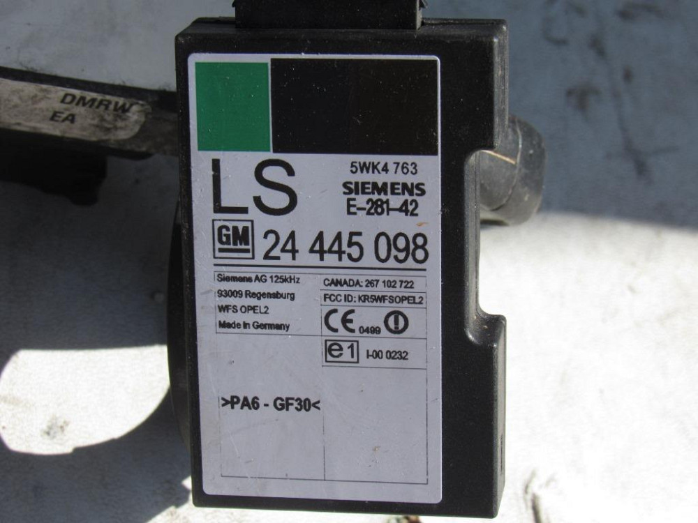 Блок управления двигателем + иммобилайзер Opel Combo 1.7 cdti 2001-2012 Ковель - зображення 2