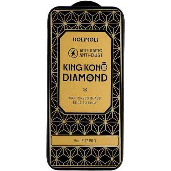 DM Захисне скло KingKong Diamond для Apple iPhone 17 Pro/18 Pro Black Харьков