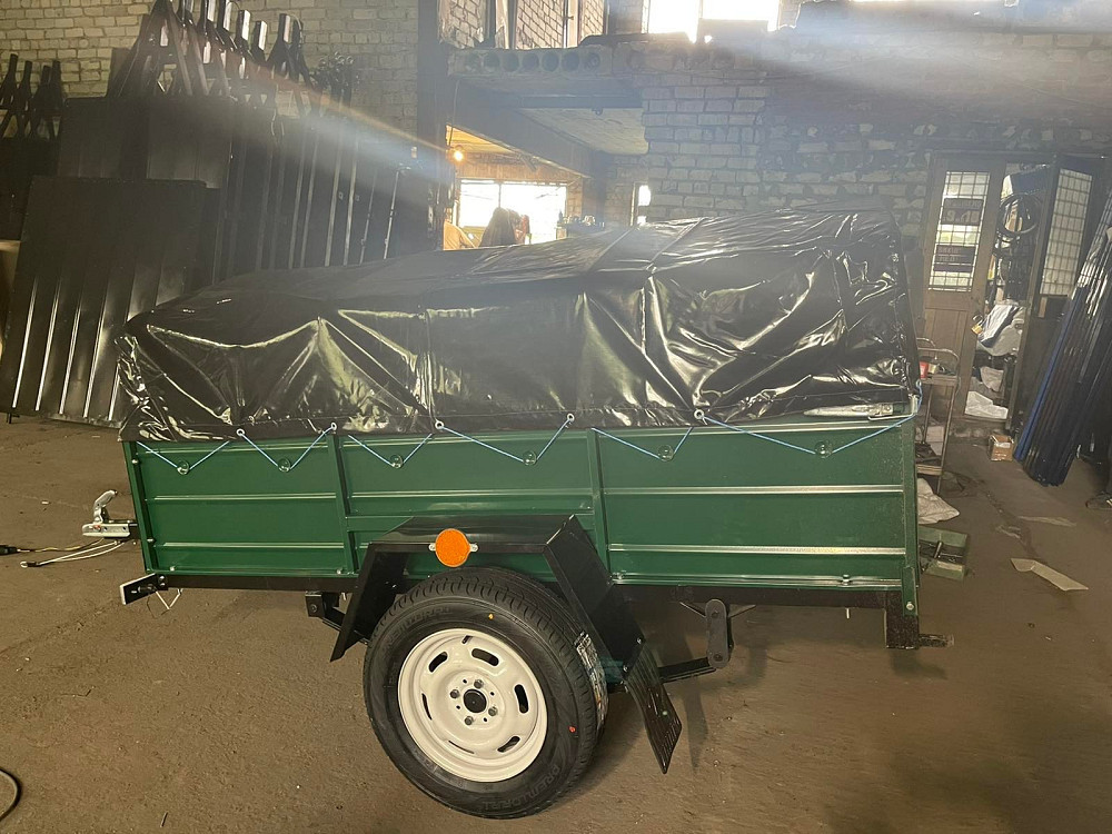 Купити новий одновісний причіп від виробника Дніпро-200х130х40 на рессорах Волга Городище - изображение 2