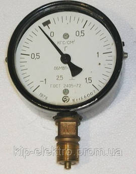 Мановакуумметр показывающий ОБМВ1-100 (ОБМВ-1-100, ОБМВ-100, ОБМВ100, ОБМВ 100, ОБМВ) Київ - зображення 1