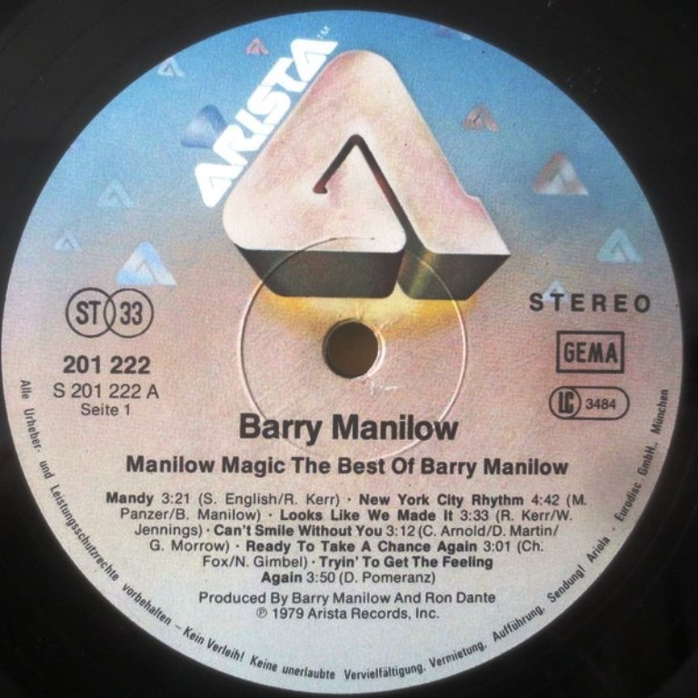 LP Barry Manilow – Manilow Magic The Best Of Barry Manilow Винница - изображение 3