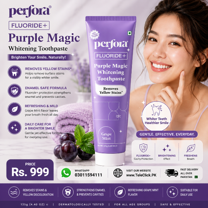 Perfora Purple Magic Whitening Toothpaste 125g - 03011594111 Львів - зображення 1