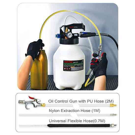 Устройство для замены масла в трансмиссии 6л, 2.8-12BAR TOPTUL JJEZ0106E Харків