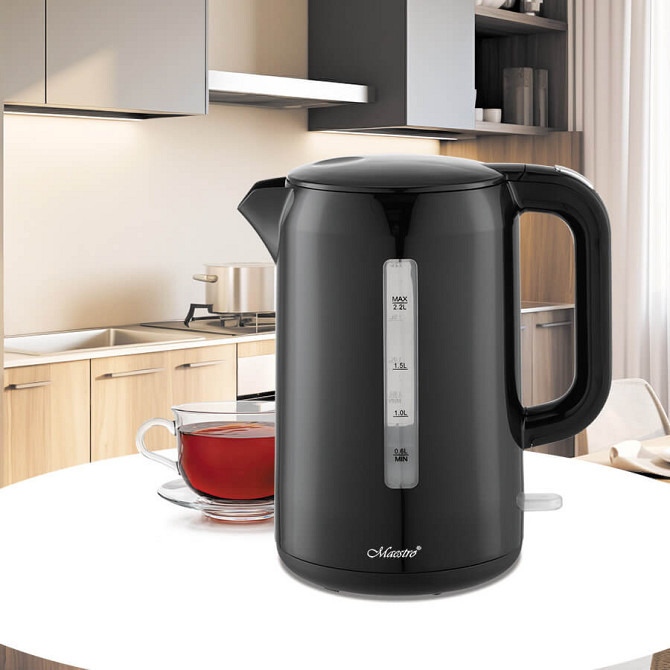 Электрочайник Maestro MR-022-Black 2.2 л черный Київ - зображення 1