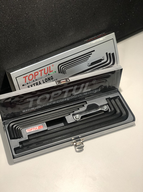 Набор шестигранников Г-обр. супердлинных 1.5-14мм 9ед. TOPTUL GAAD1509 Харків - зображення 2