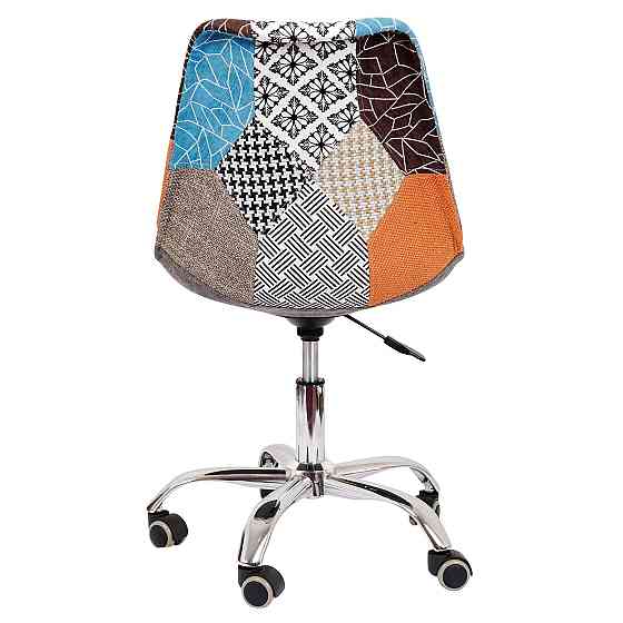 Офісне крісло Астер м'яке різнокольорова тканина Днепр