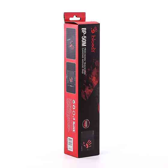 Игровая поверхность для мыши и клавиатуры Bloody BP-50M(Black) 35х28 см черный Київ