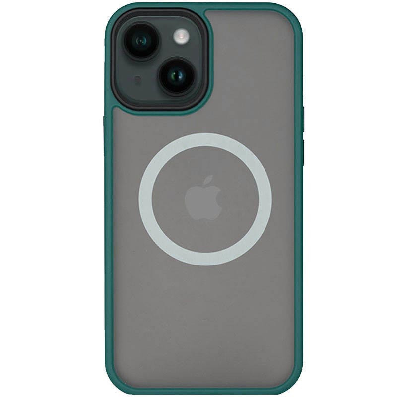 TPU+PC чехол Metal Buttons with MagSafe для Apple iPhone 13 (6.1") Херсон - изображение 1